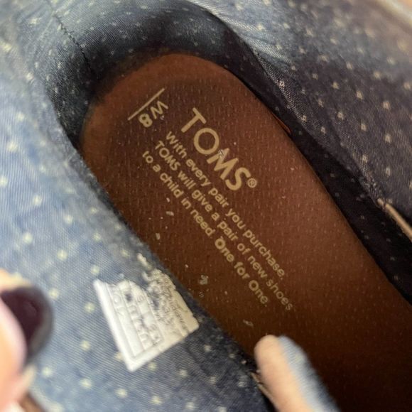 Toms Metallic Desert Wedge Bootie Boot Bronze Lace Up Round Cap Womens S… - Picture 4 of 9